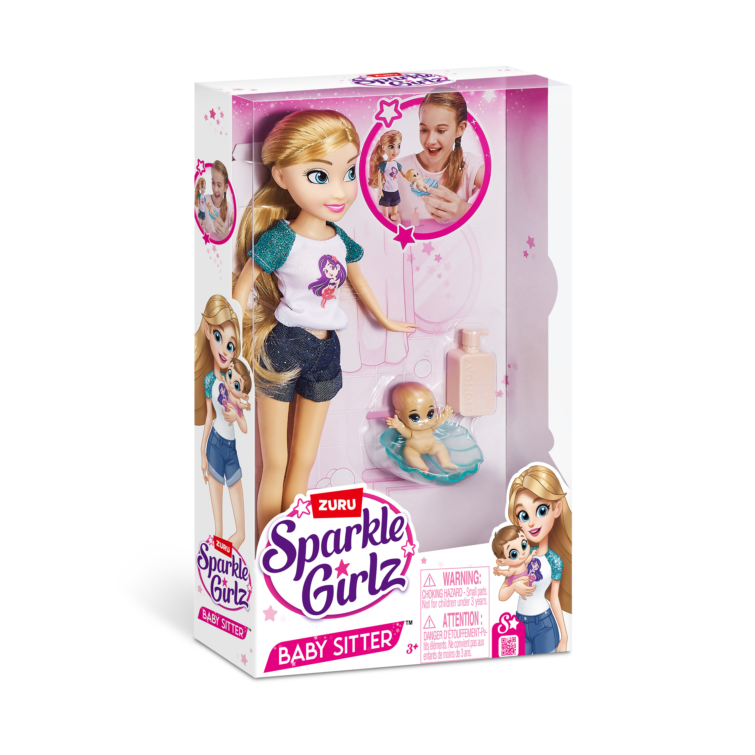 Кукла модельная Zuru Sparkle Girlz Нянечка 10064 - фото 14
