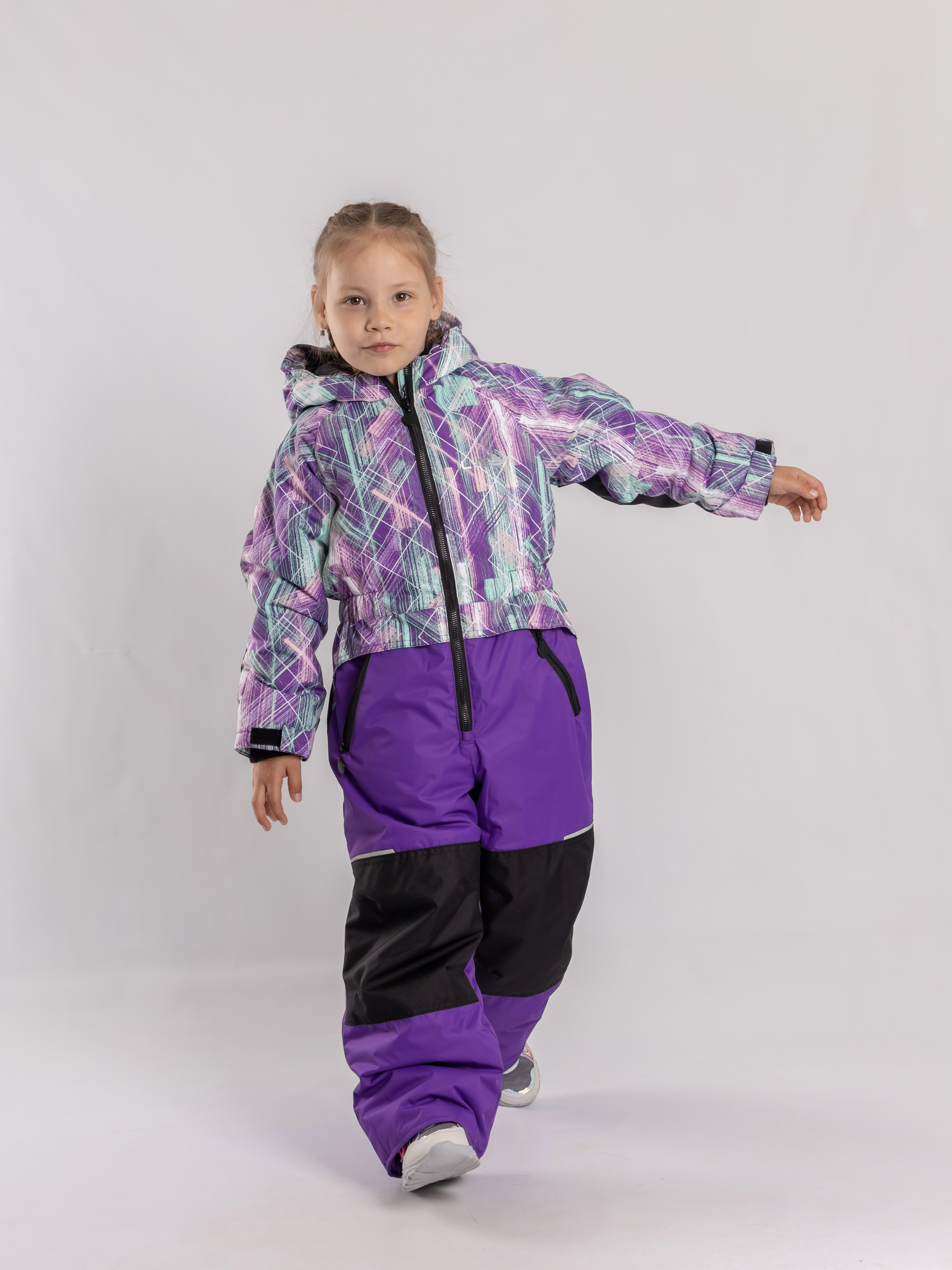 Комбинезон ILVES ILV-A-197/3 фиолетовый_розовый - фото 6