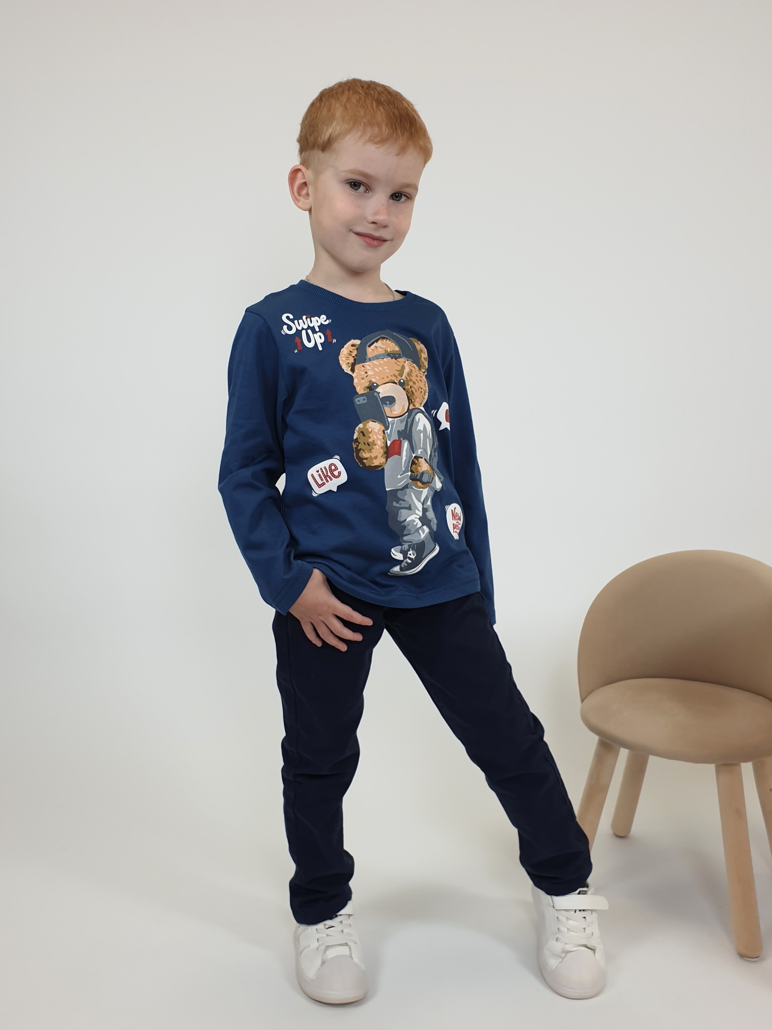 Лонгслив Luneva 15-67-5. - фото 1