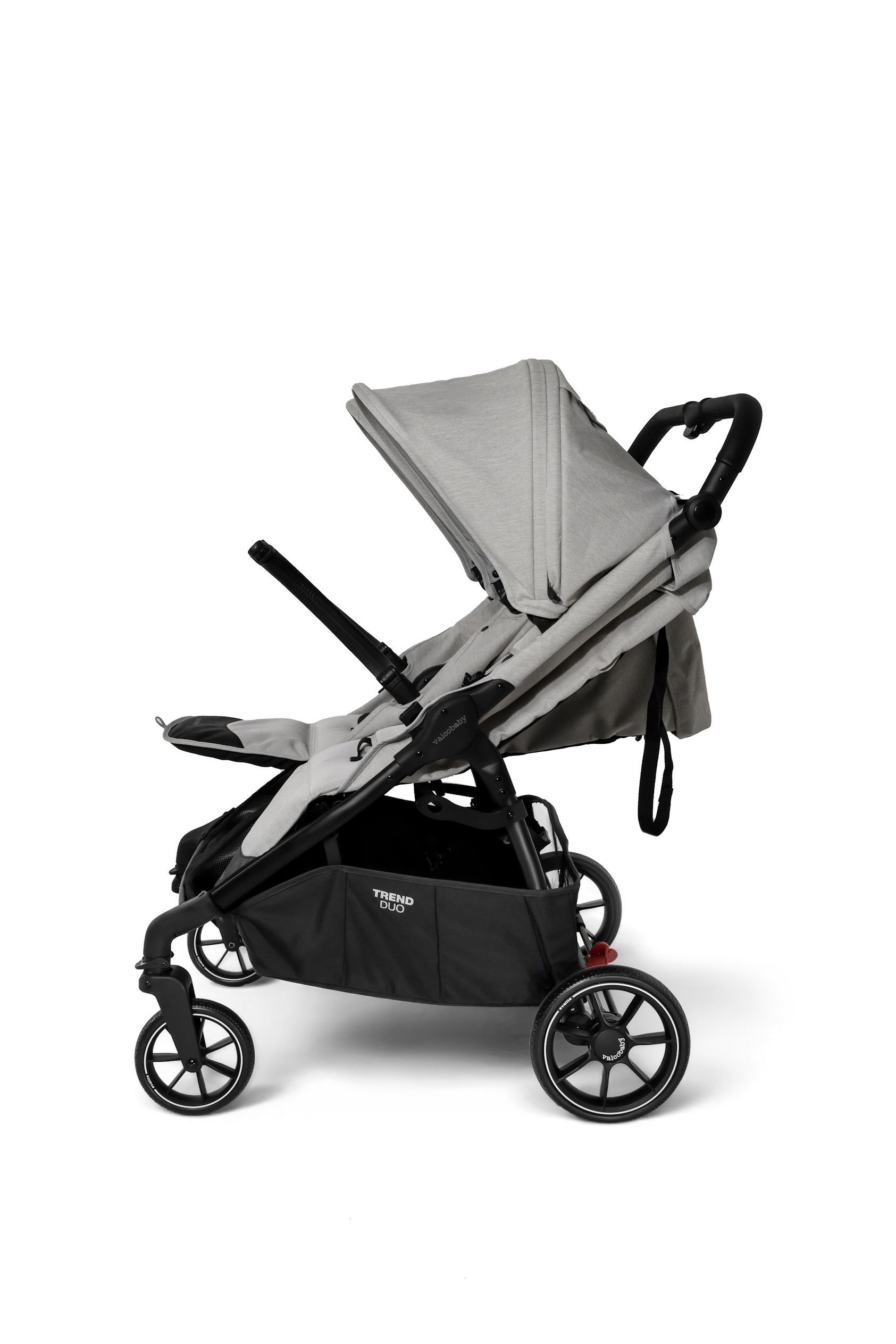 Коляска прогулочная для двойни Valco baby Snap Duo серый - фото 15