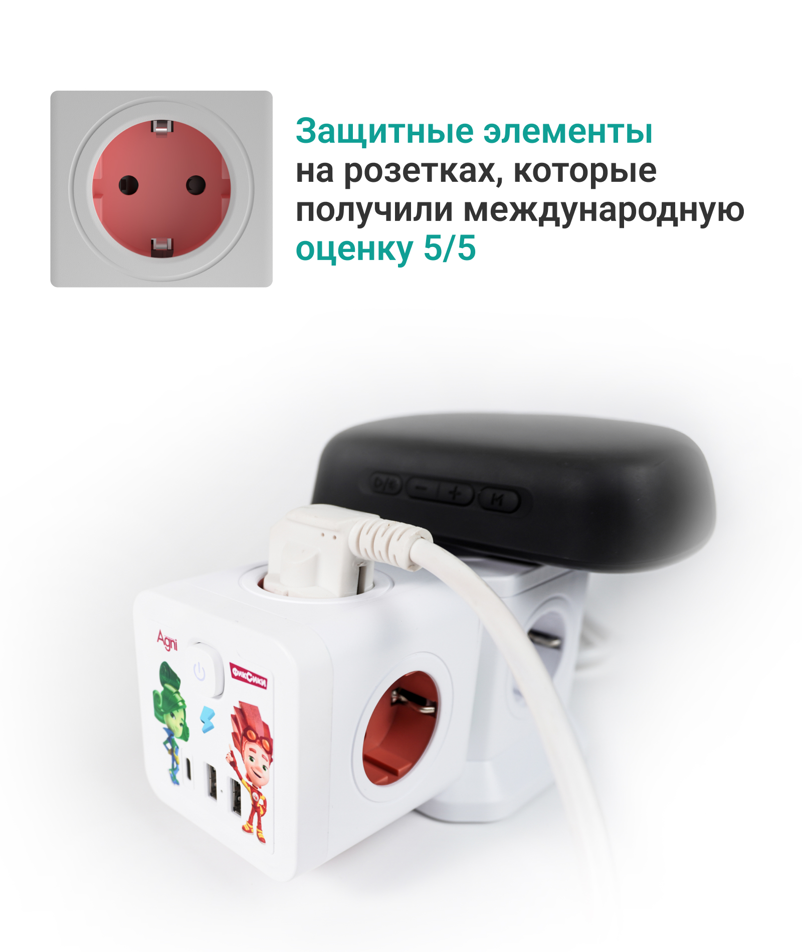 Разветвитель сетевой AGNI TP-WJ3U4E-C - фото 4