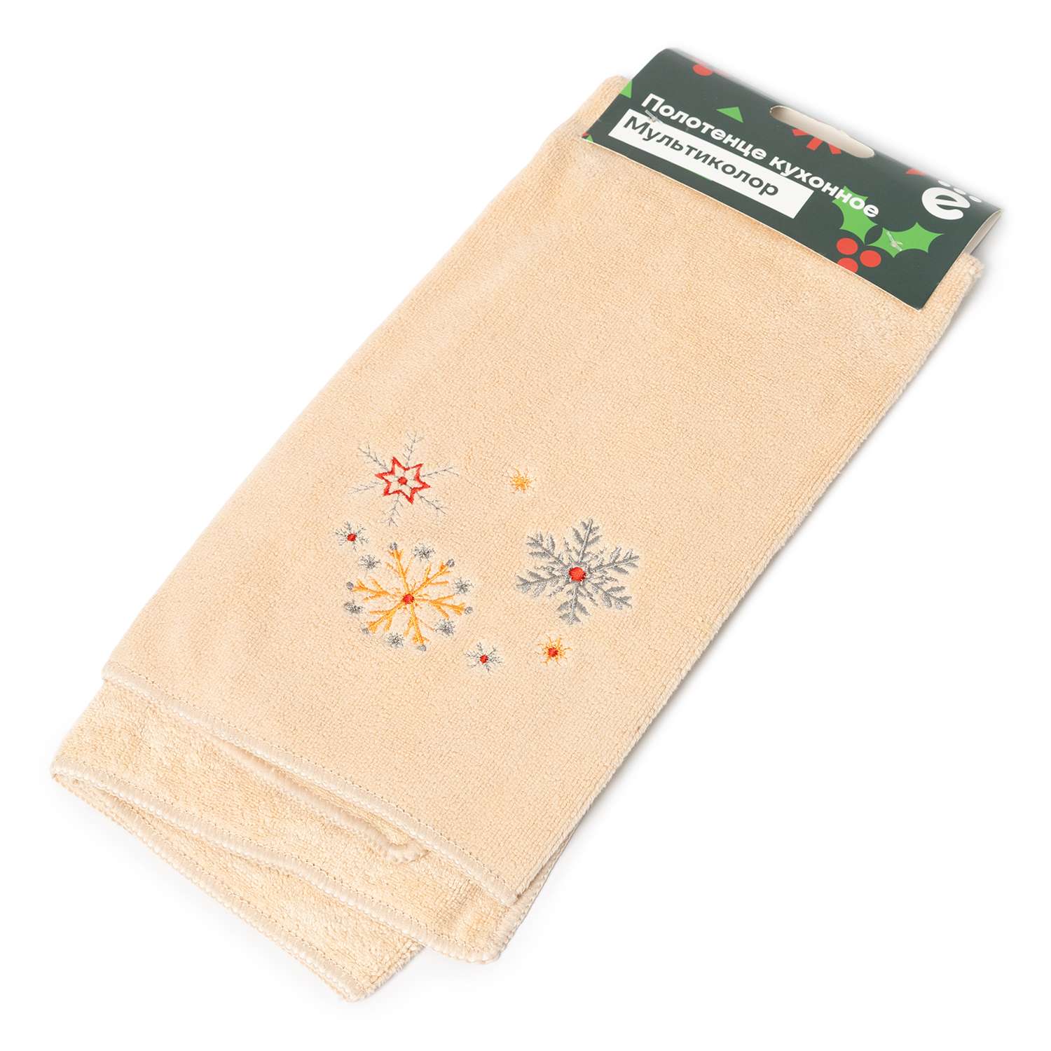 Полотенце кухонное ё Снежинка - фото 4