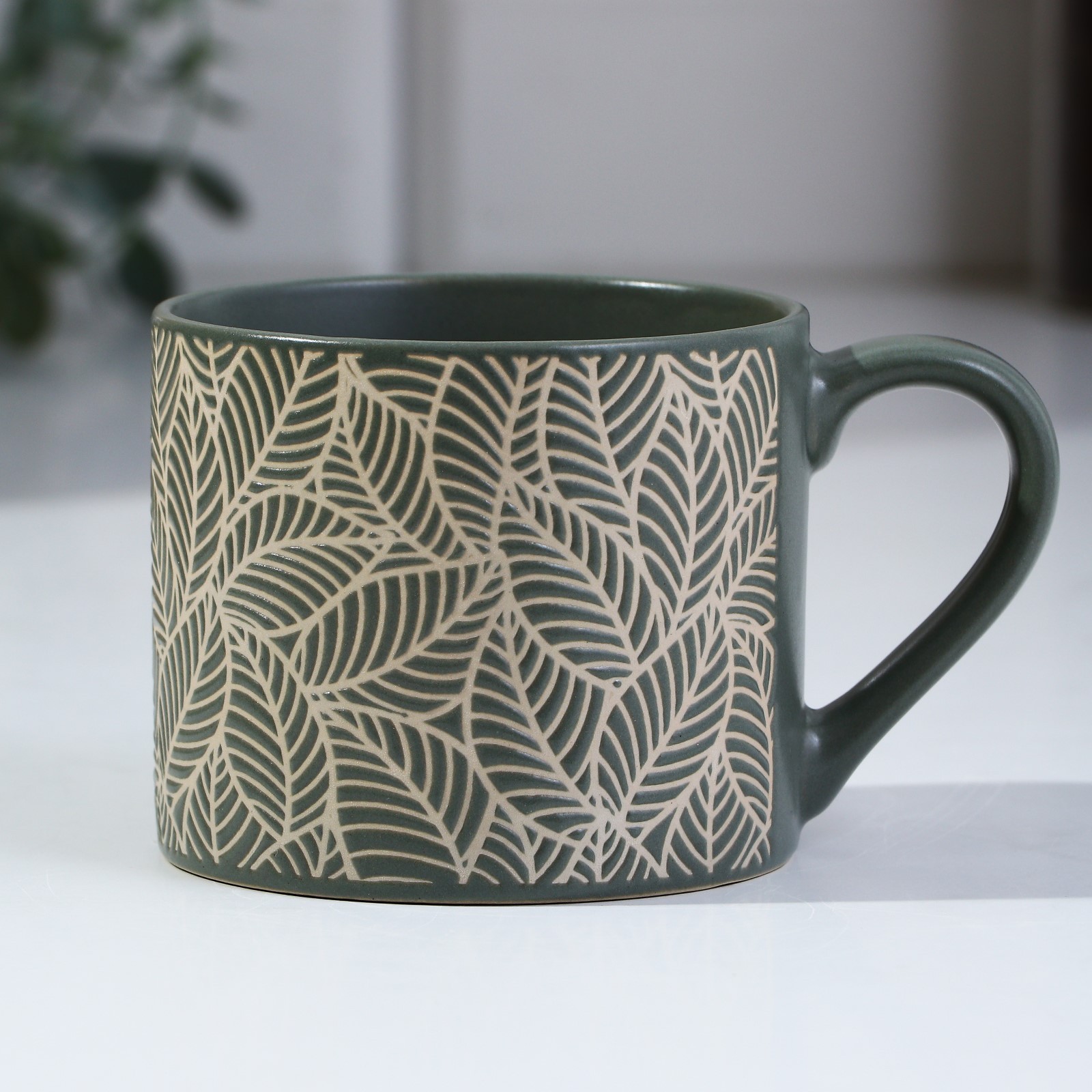 Кружка Дорого внимание Листья 320 мл - фото 3