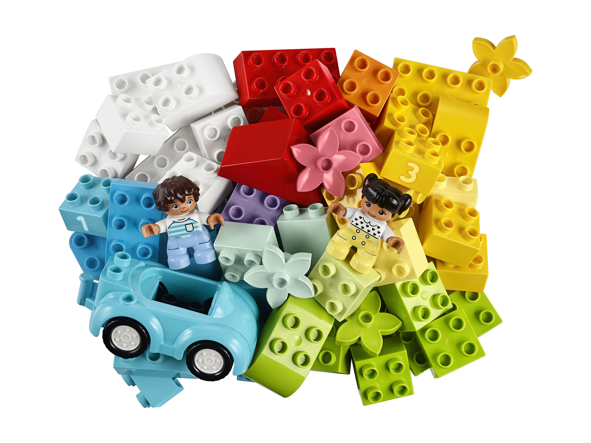 Конструктор LEGO DUPLO Коробка с кубиками 10913 65 дет. - фото 1