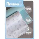 Пелёнка Baby Nice трикотаж 90х120 см 2 шт.
