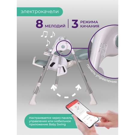 Стульчик для кормления Farfello Multa зеленый