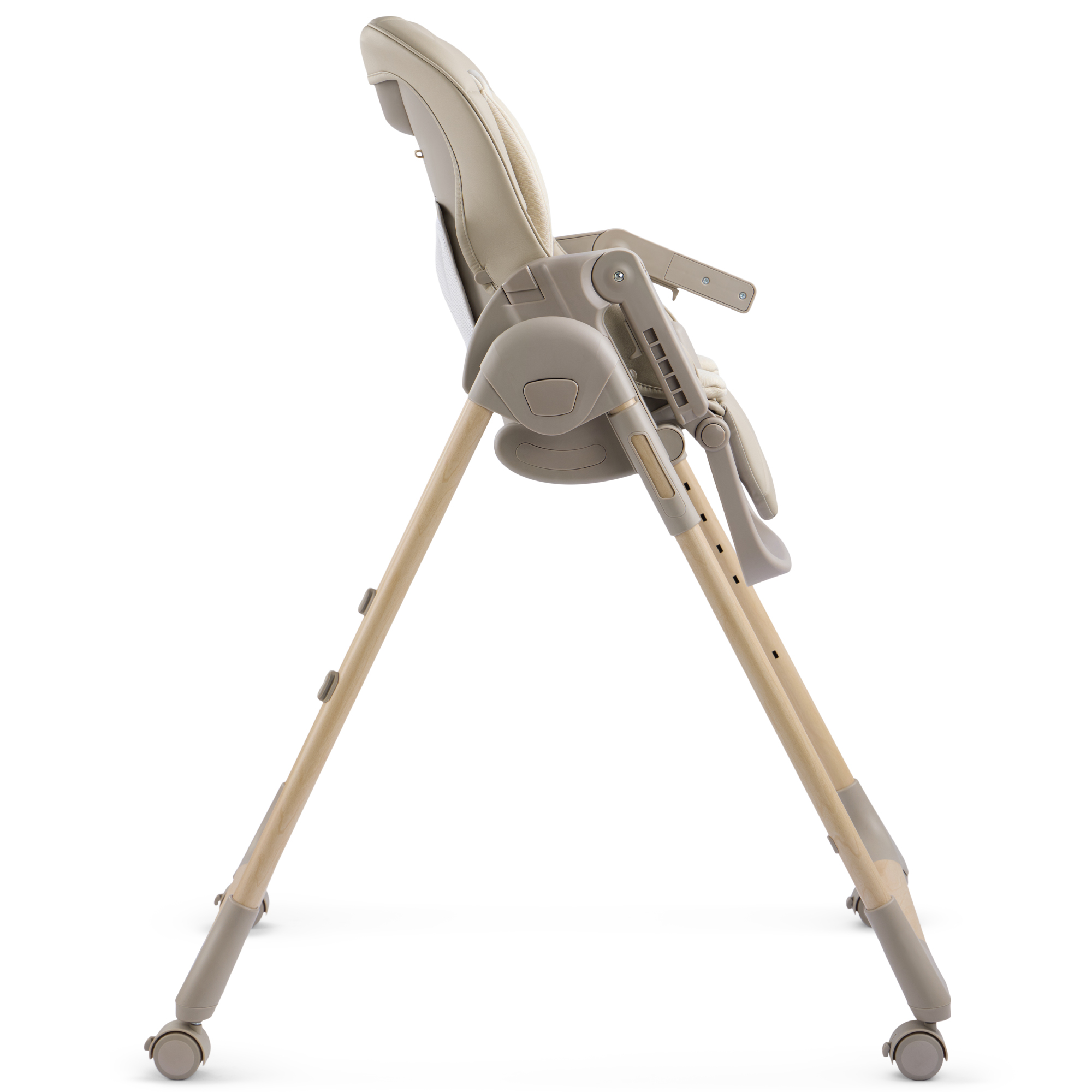 Стульчик для кормления Happy Baby WILLIAM LUX серый - фото 9