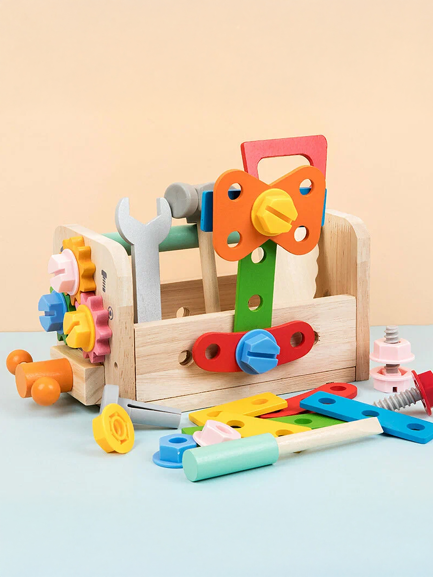 Конструктор Madliani Набор инструментов деревянный - фото 3