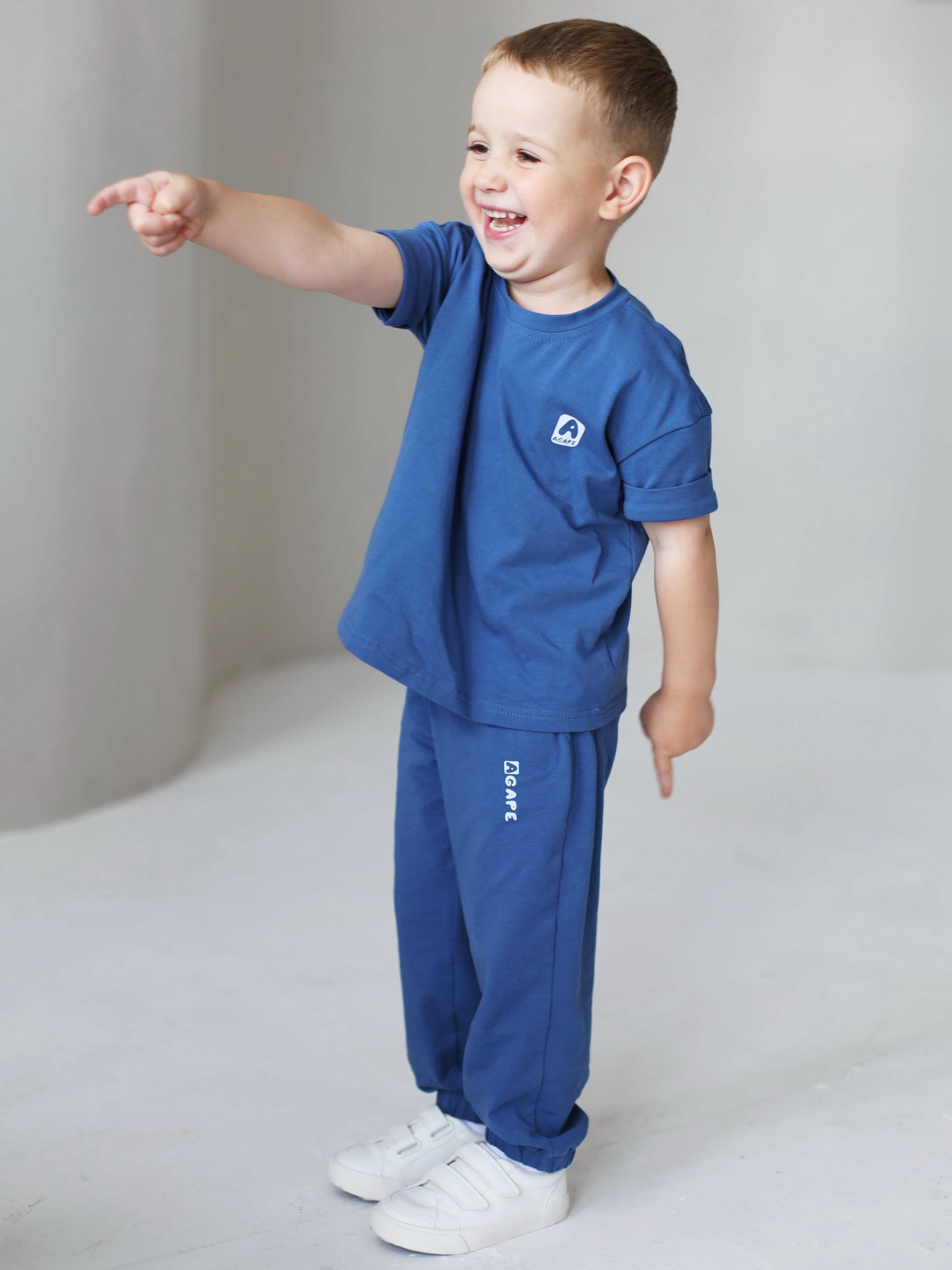 Костюм Агапэ 8017_джинсовый - фото 3