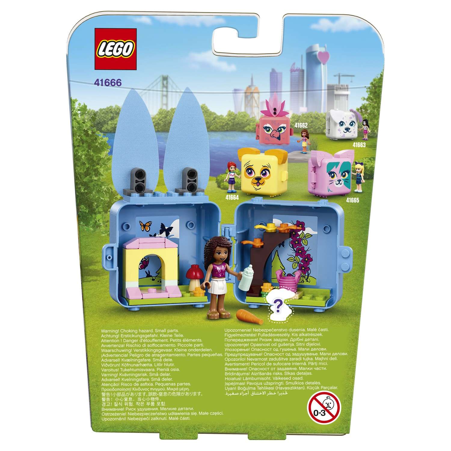 Конструктор LEGO Friends Кьюб Андреа с кроликом блочный - фото 3
