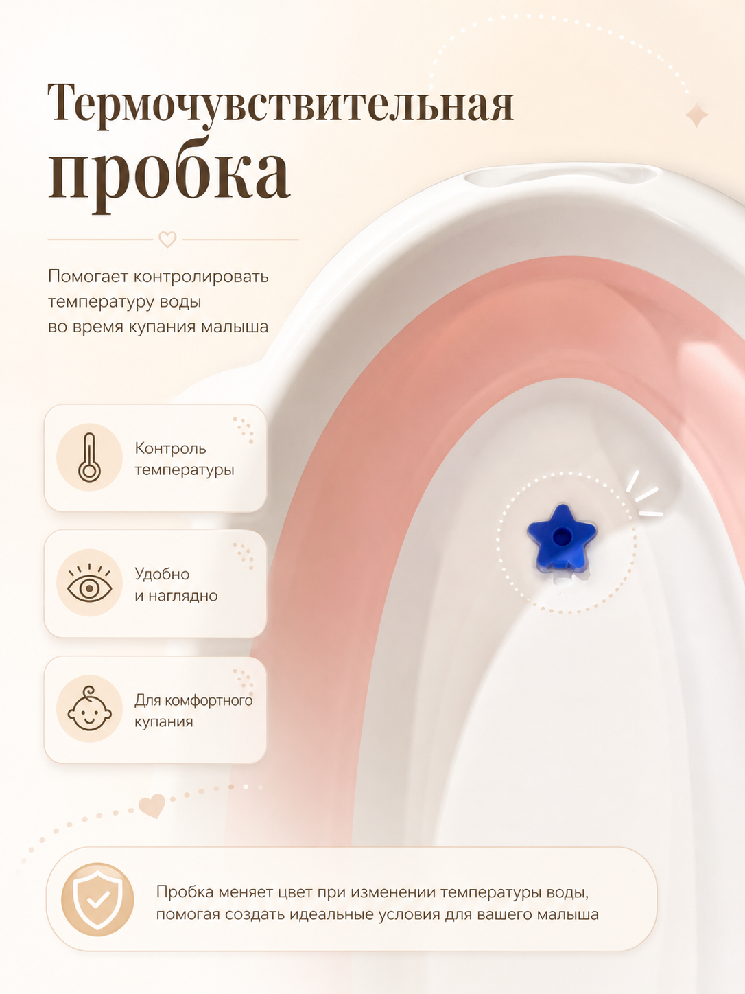 Ванночка NORVE складная розовый - фото 3