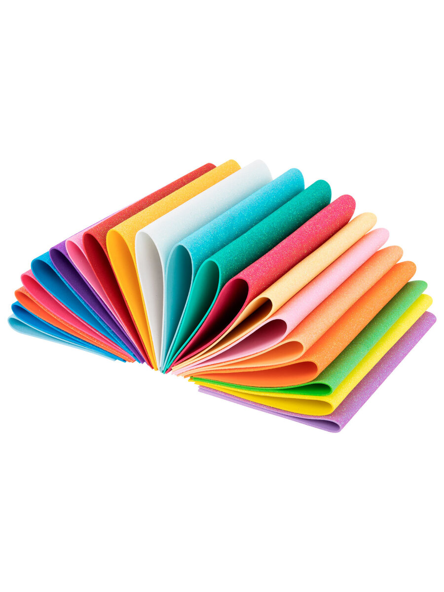 Набор для творчества Остров Сокровищ аппликация Пастельные цвета с блестками - фото 15