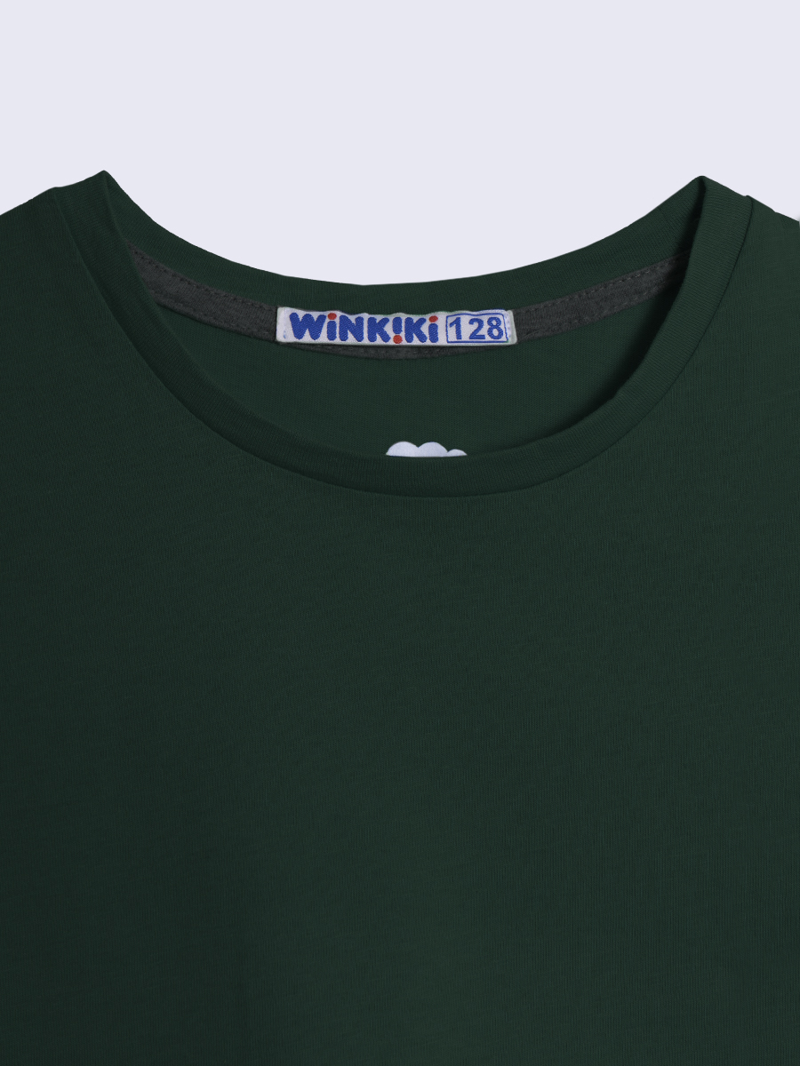 Футболка Три кота TK24252401/темно-зеленый - фото 6