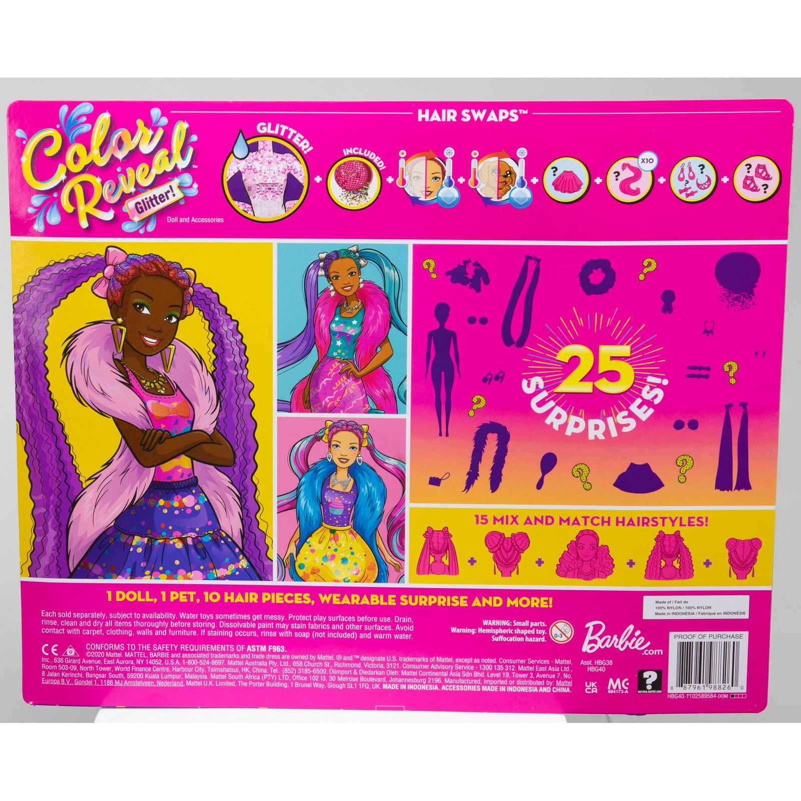 Кукла модельная Barbie HBG40 - фото 3