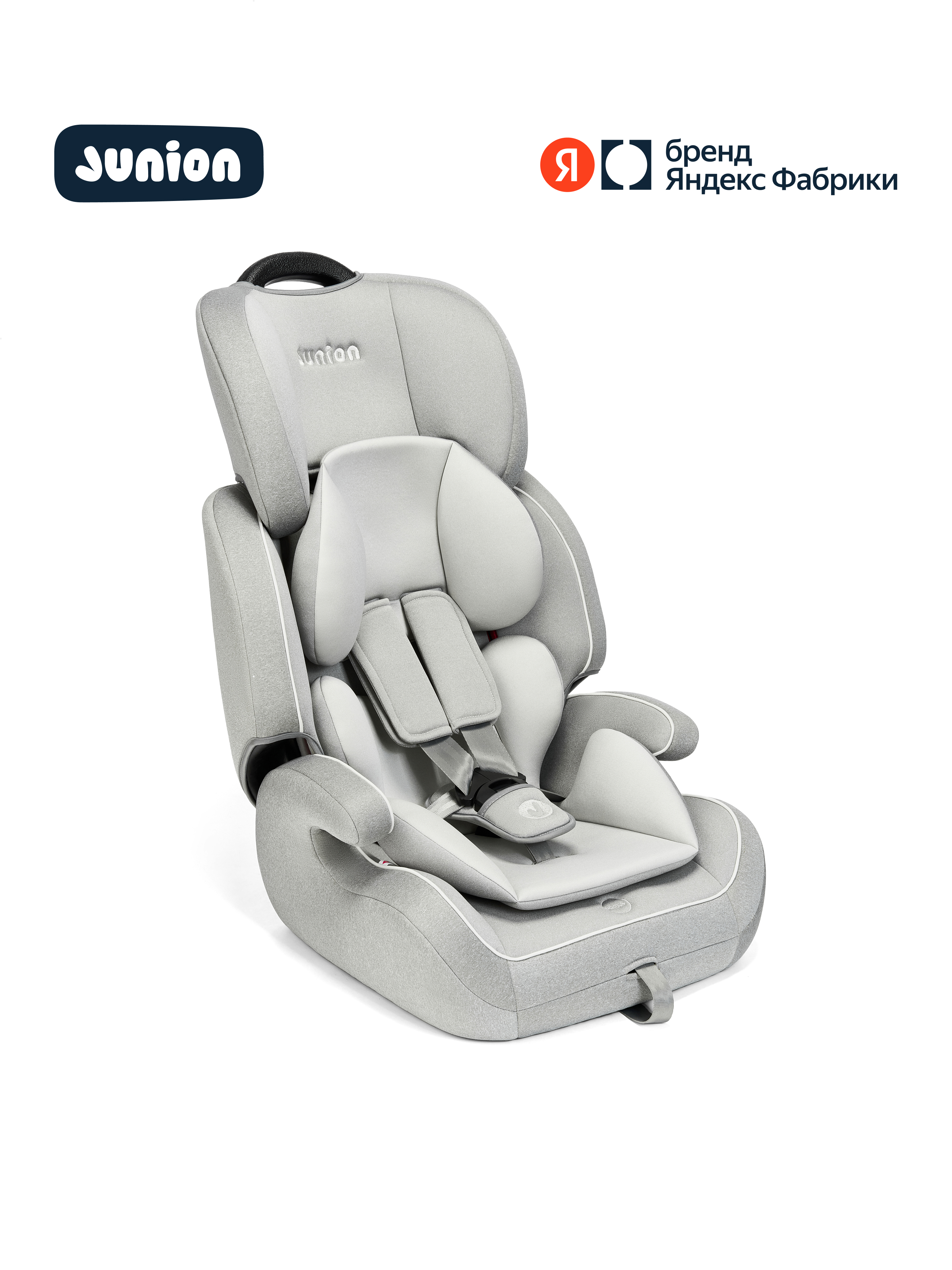 Автокресло Junion Bruno 1/2/3 (9-36 кг) серый - фото 1