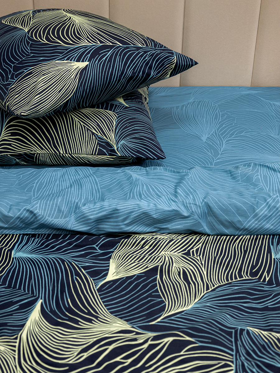 Комплект постельного белья для SNOFF сатин Крена семейный 5 предм. - фото 2