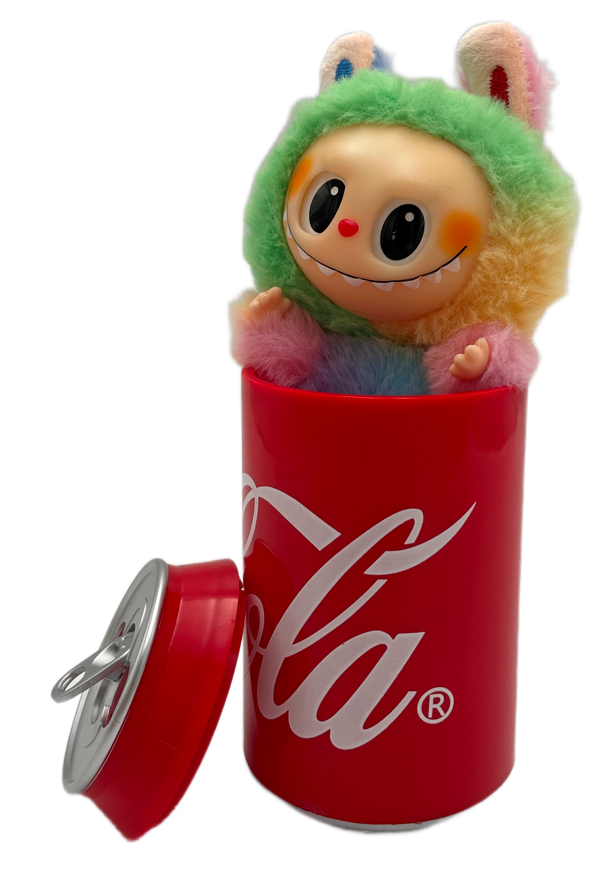 Мягкая игрушка Smart Лабубу Labubu в банке Cola 15 см - фото 20