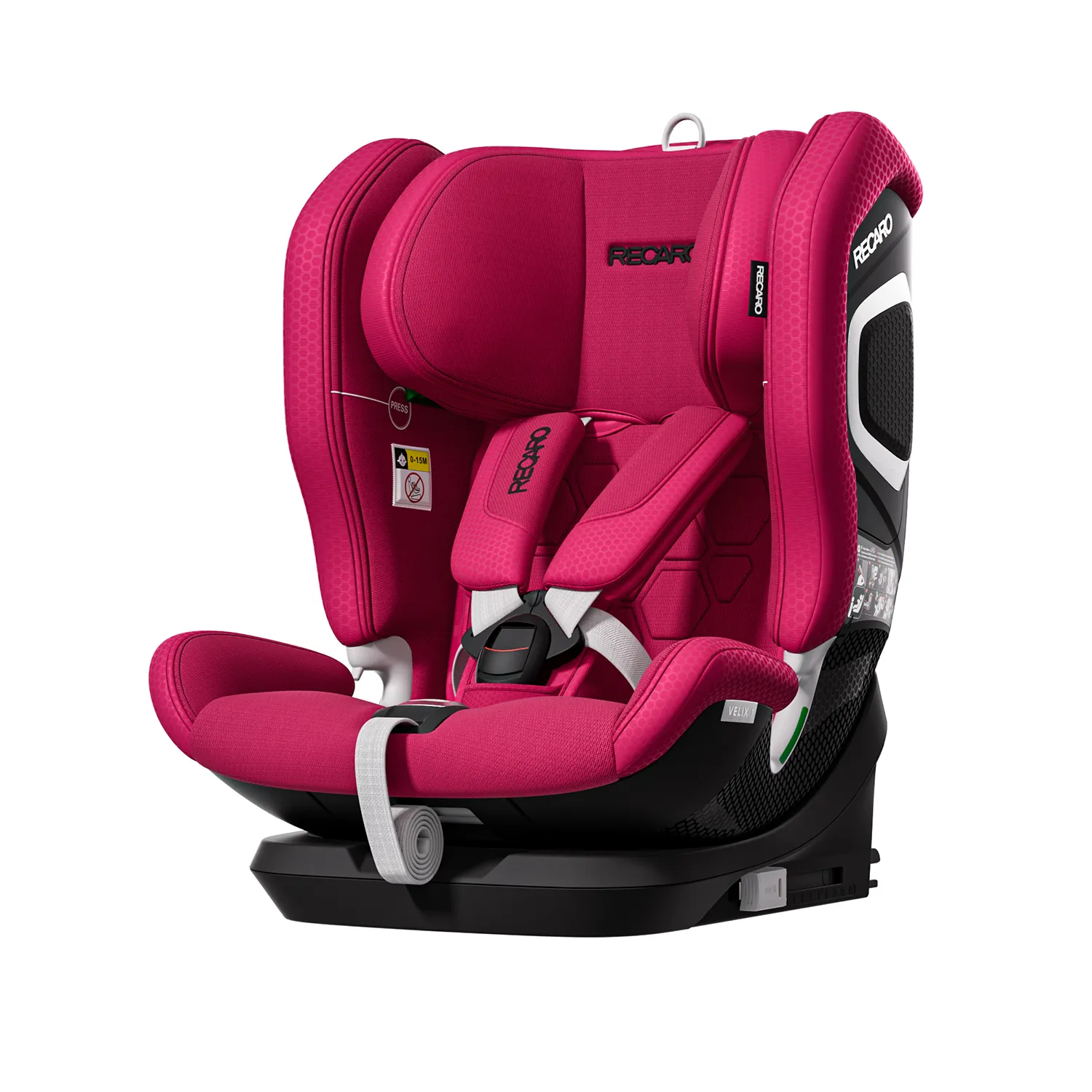 Автокресло Recaro Velix 1 Isofix 1/2/3 (9-36 кг) розовый - фото 2