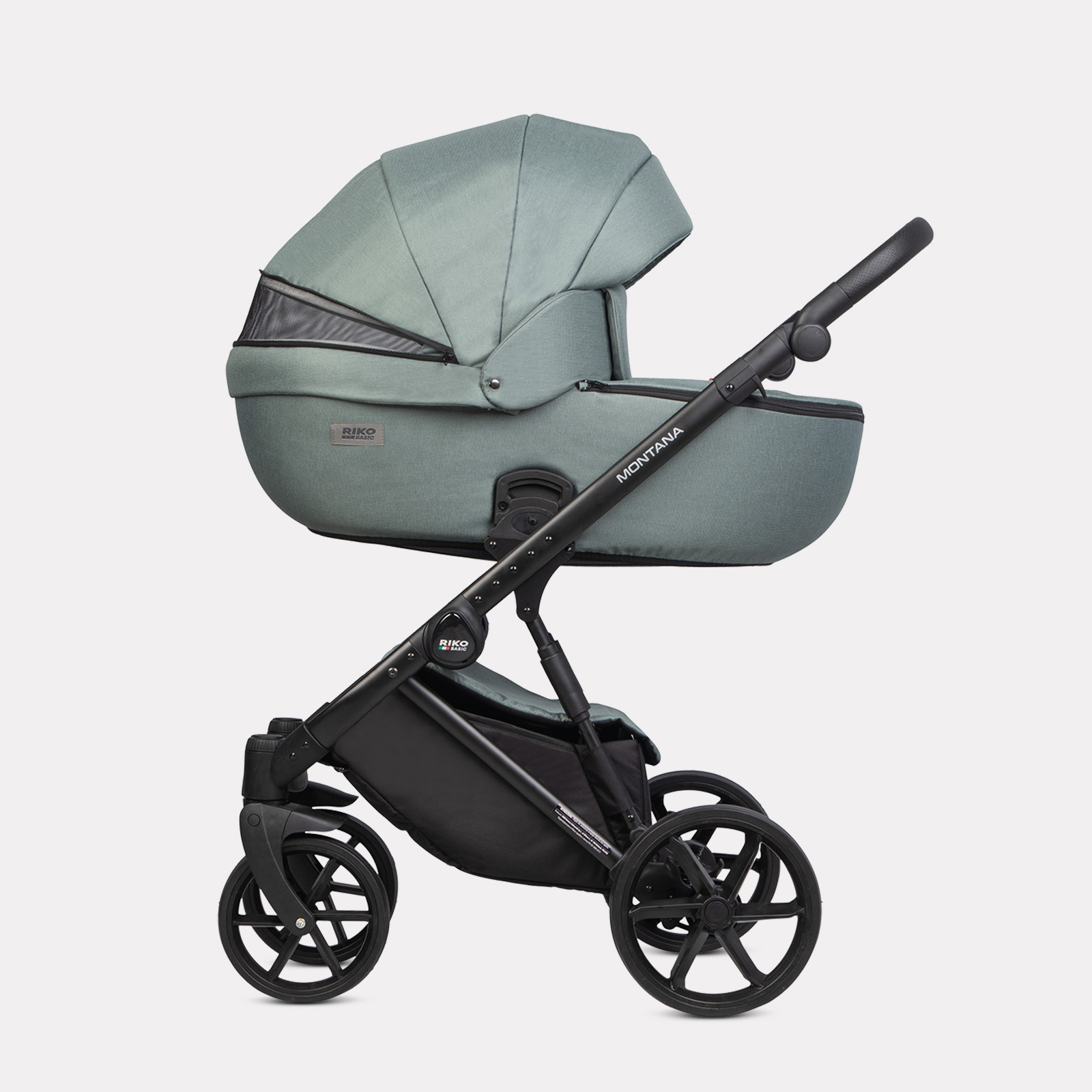 Коляска 2в1 Riko Basic Montana зеленый - фото 2