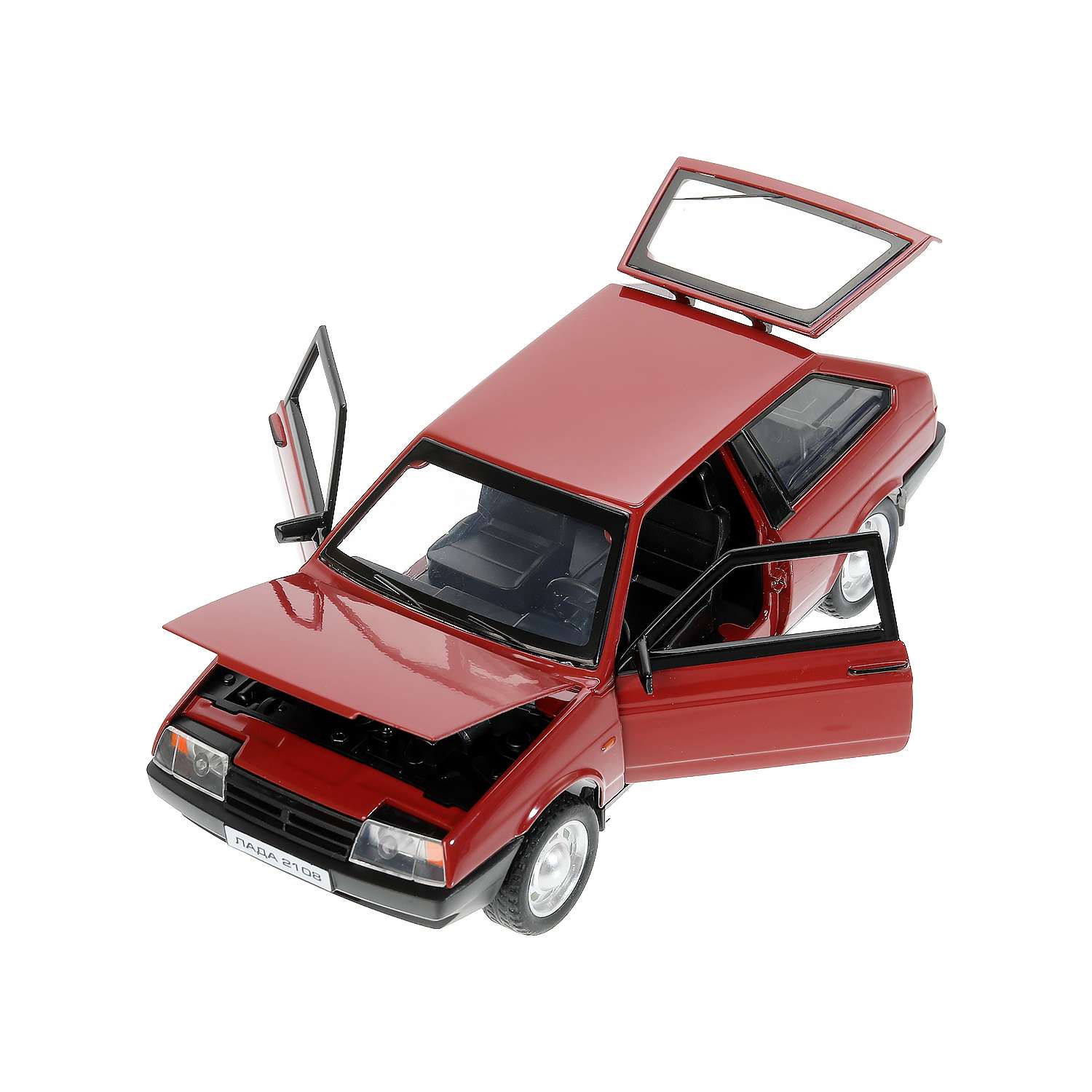Автомобиль Технопарк LADA Ваз 1:24 красный 385720 - фото 9