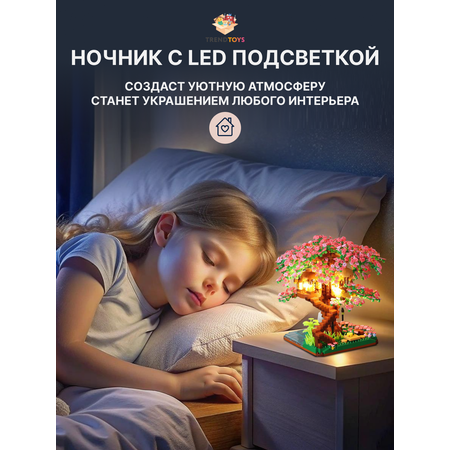 Конструктор TrendToys конструктор ночник 2028 дет.