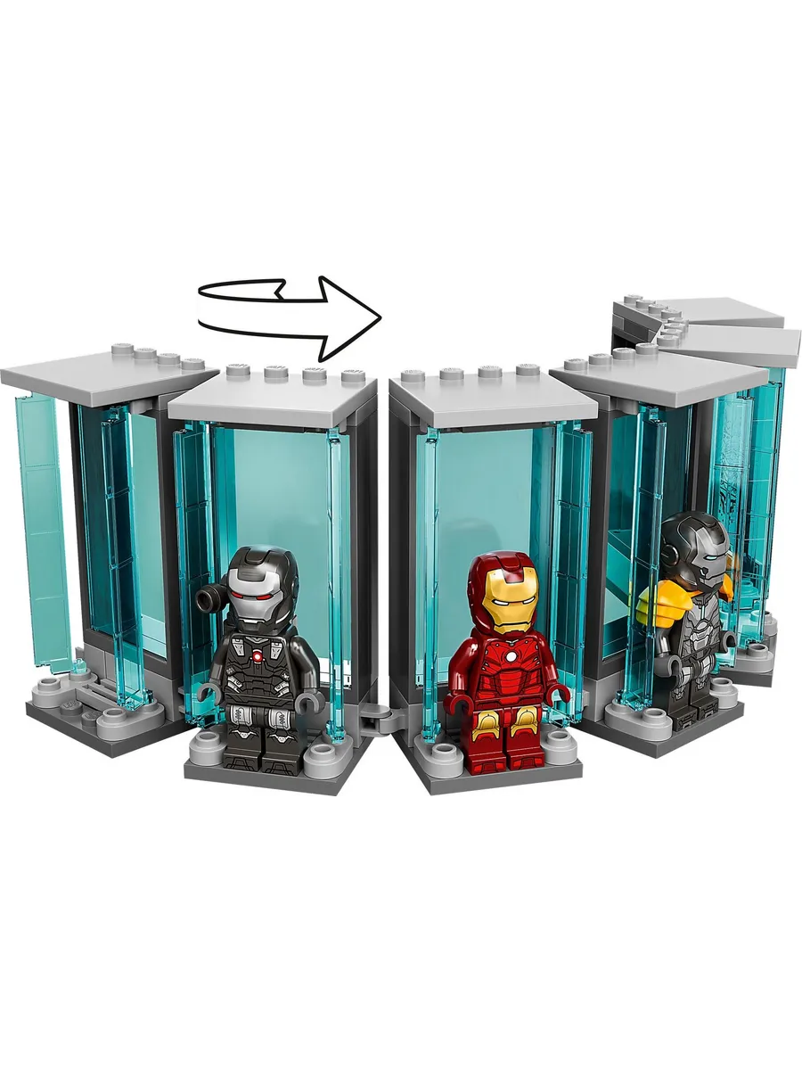 Конструктор LEGO Marvel Super Heroes Арсенал Железного человека 496 дет. - фото 4