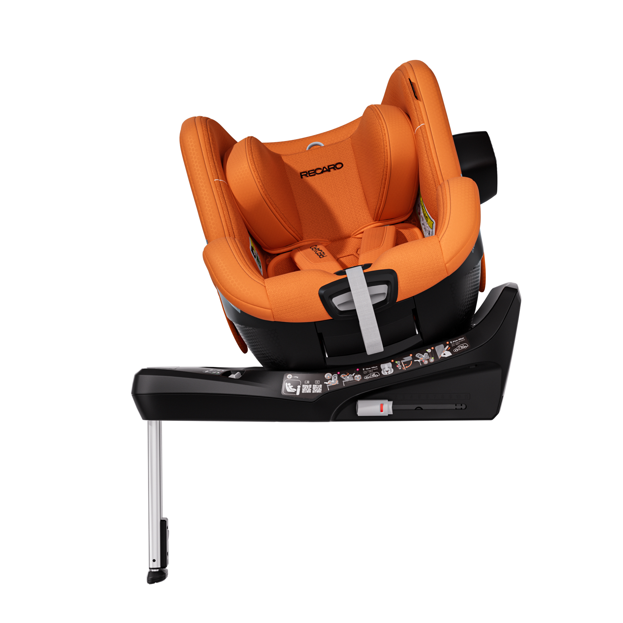 Автокресло Recaro Toron 1 Kid Isofix 0+/1 (0-18 кг) оранжевый - фото 10