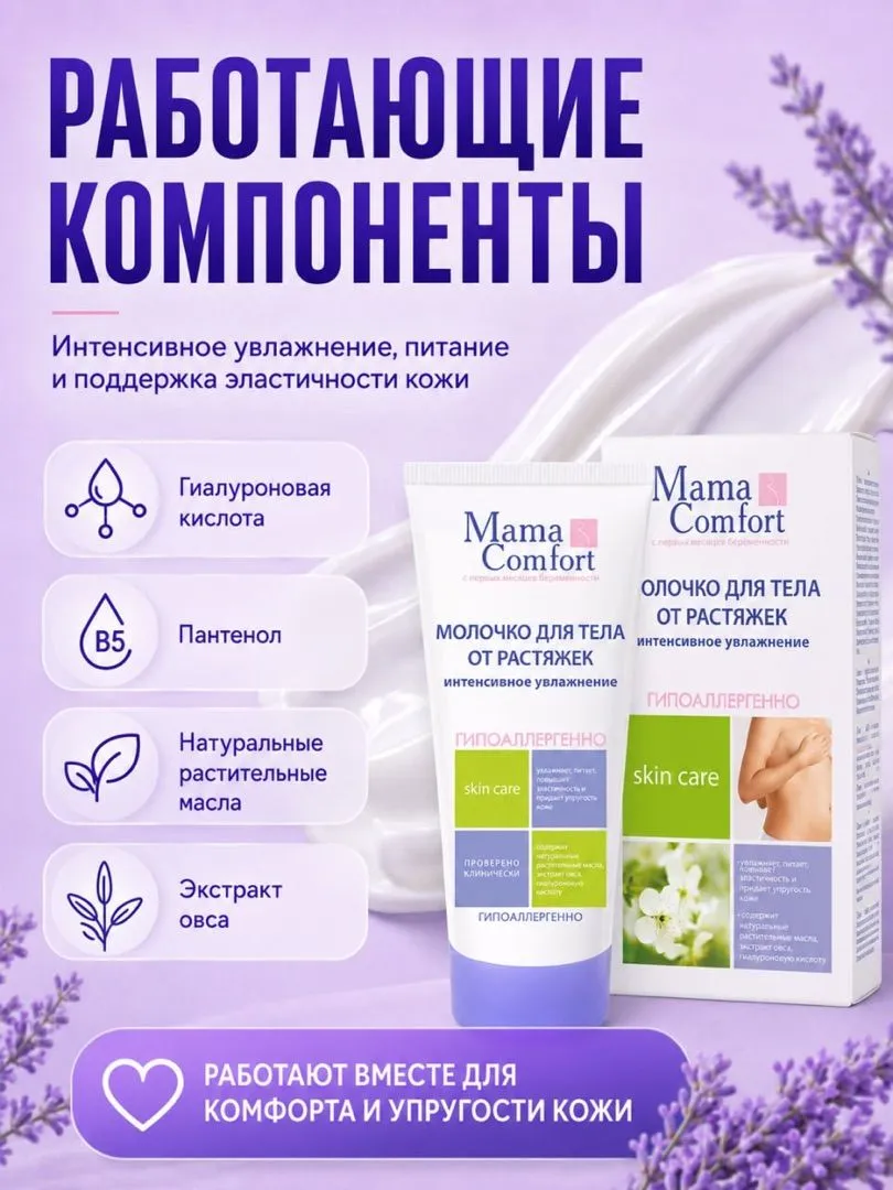 Молочко Mama Com.fort Молочко для тела 175 мл - фото 7