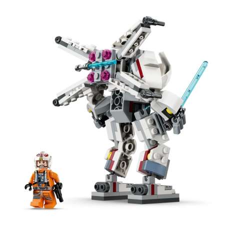 Конструктор LEGO Star Wars Люк Скайуокер Крестокрыл Робот блочный