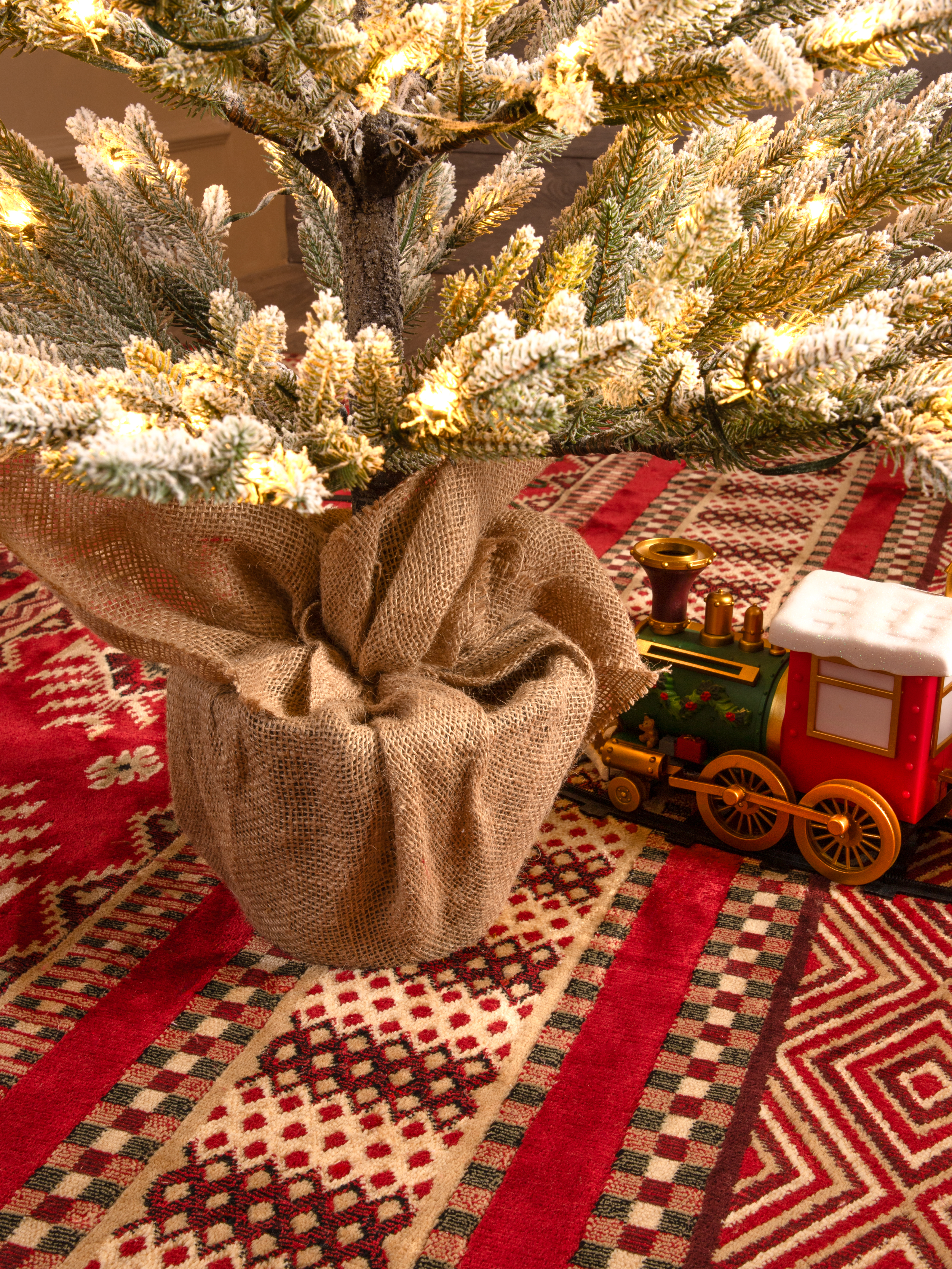 Принц-6 Елка Поезд Ёлок искусственная литая с гирляндой 180 см - фото 3