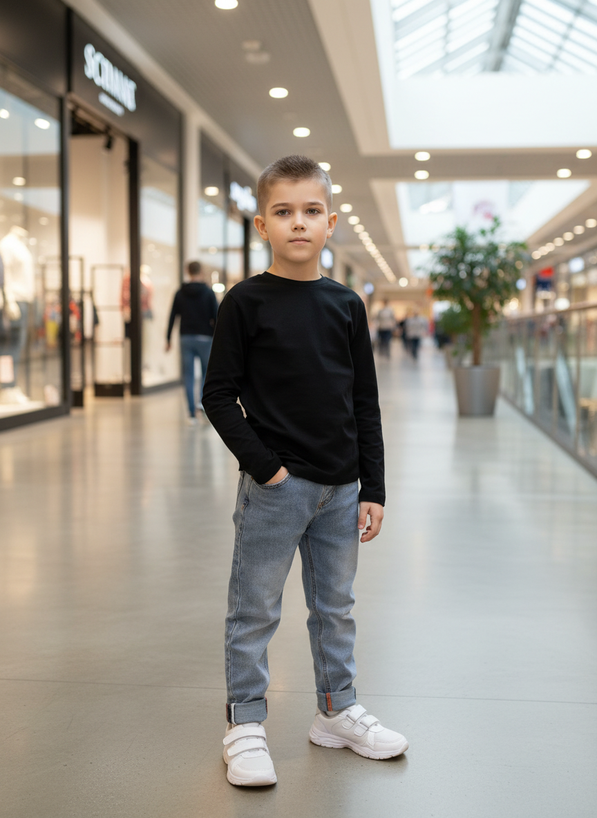 Лонгслив Утенок 698 черный - фото 2