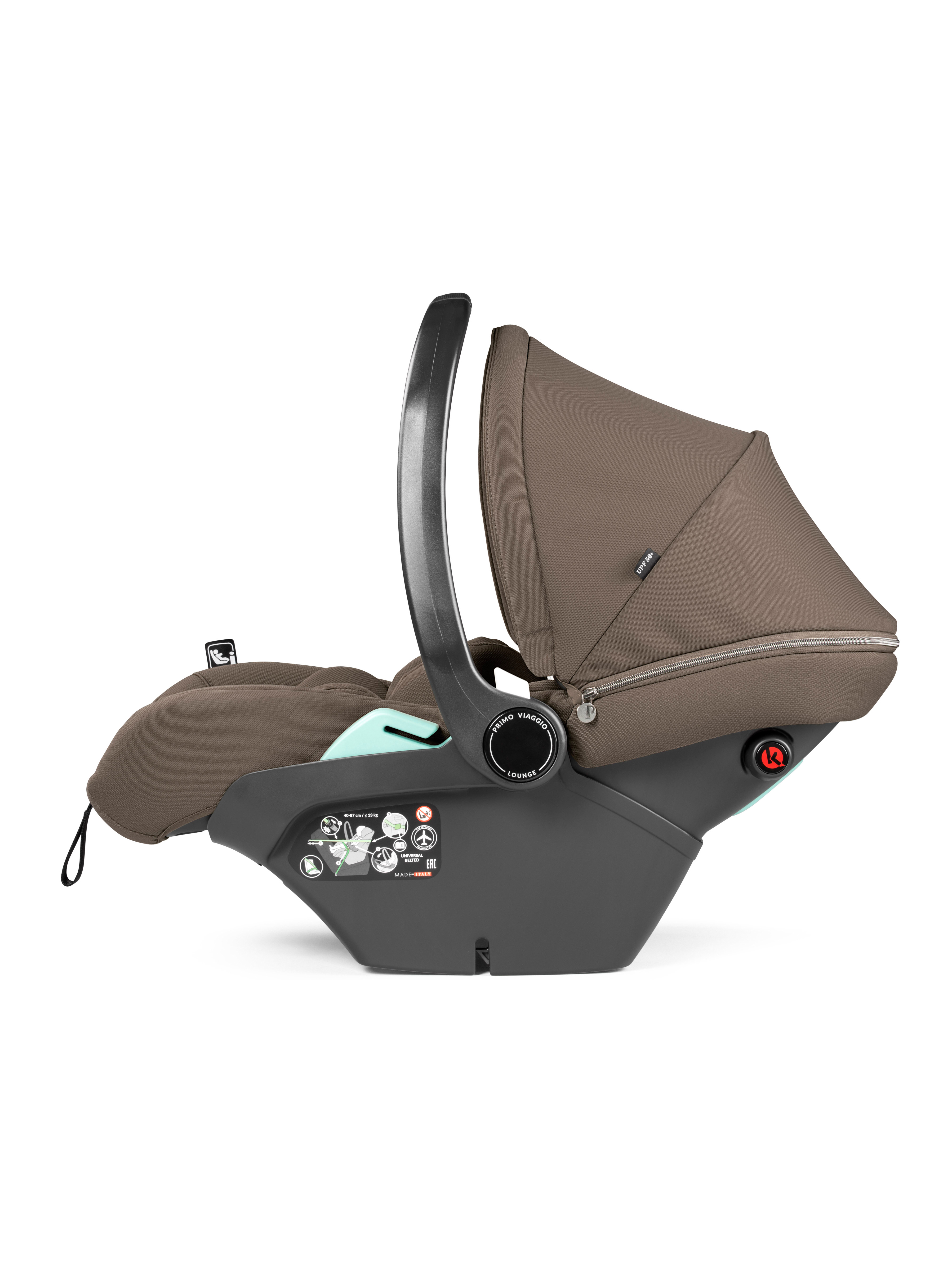 Автокресло Peg-Perego Lounge 0 (0 -13 кг) бежевый - фото 9