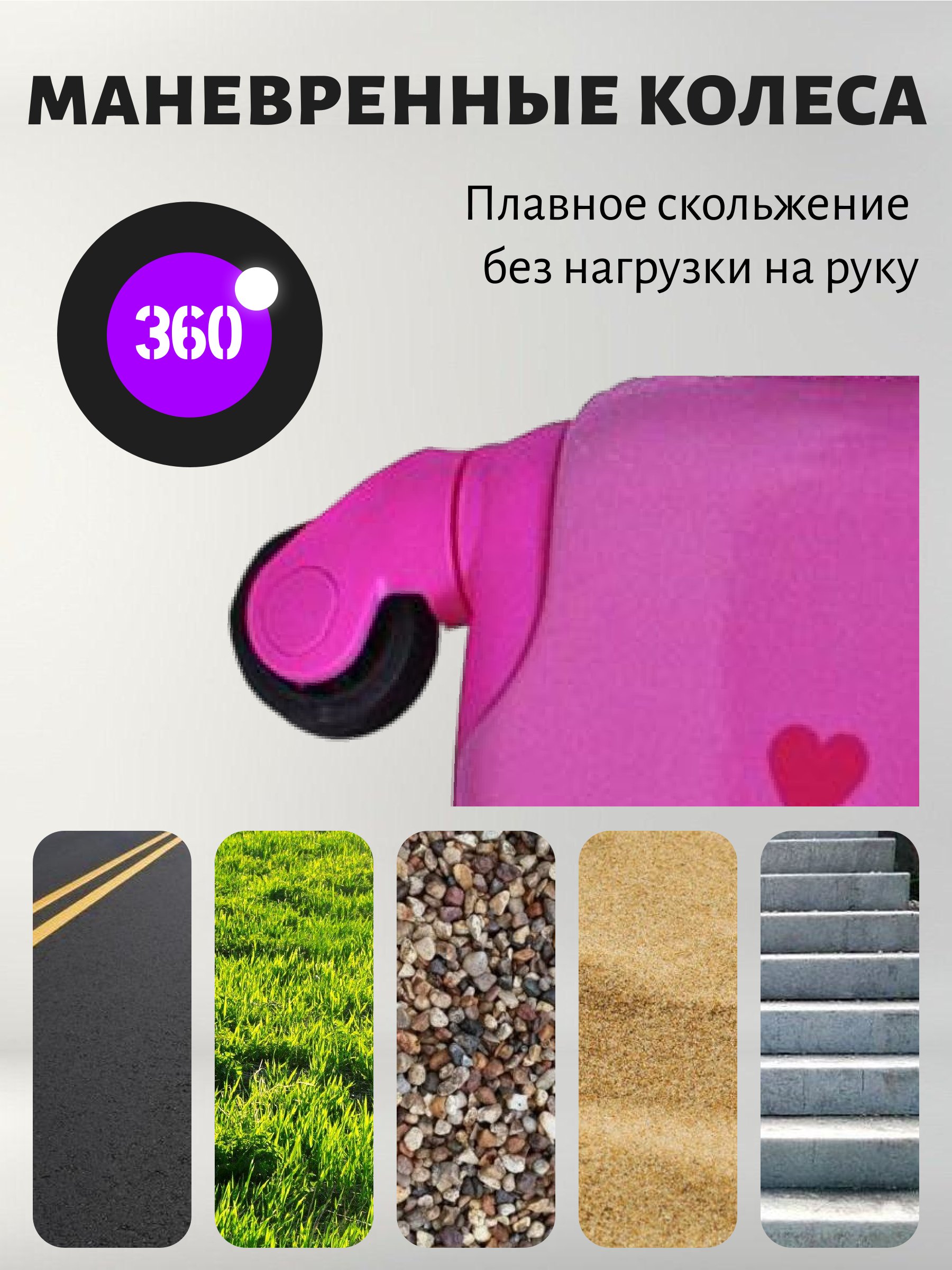 Чемодан LATS Единорог - фото 6