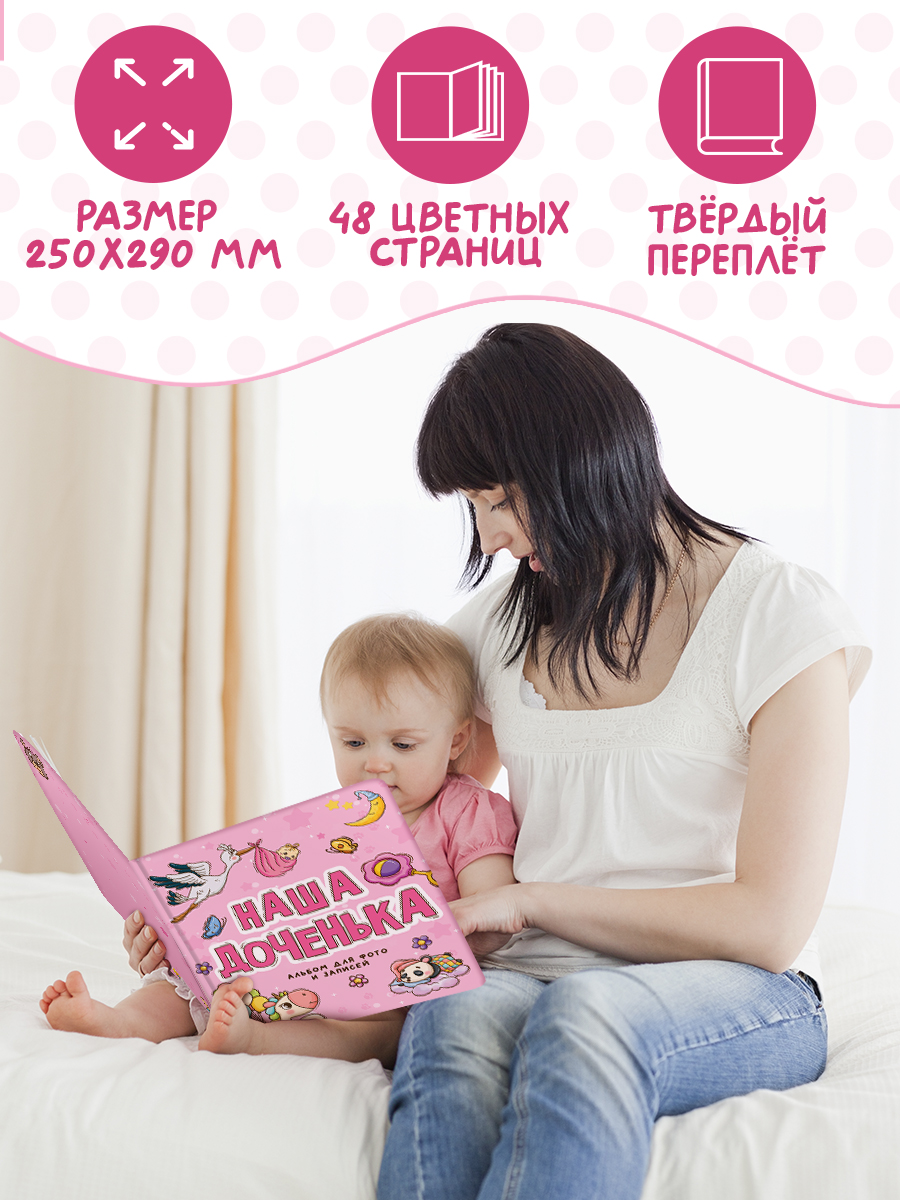 Фотоальбом Проф-Пресс Наша доченька - фото 4