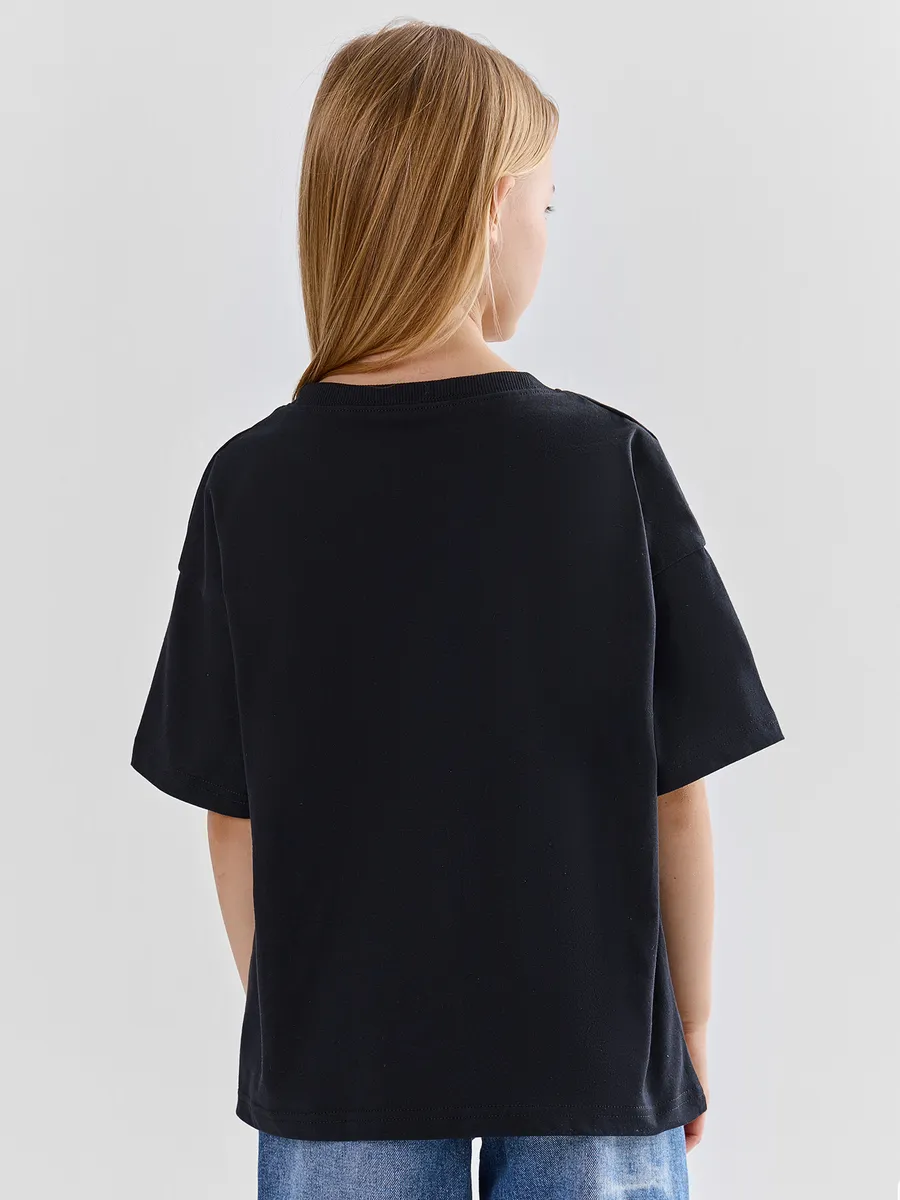 Футболка Mark Formelle (Марк Формэль) 117843/черный +печать4 - фото 3