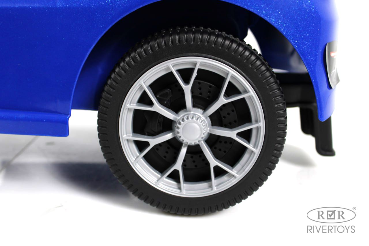 Каталка RIVERTOYS Z004ZZ-M-BLUE синий - фото 6