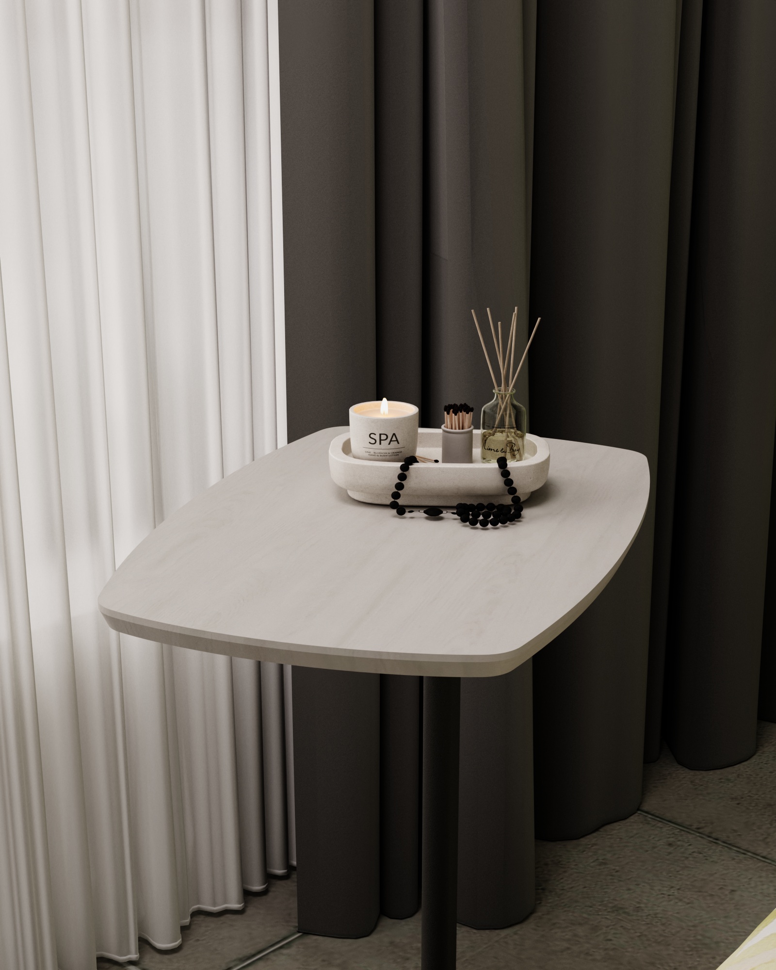 Стол придиванный SLINE Дей дуб жемчужный - фото 3