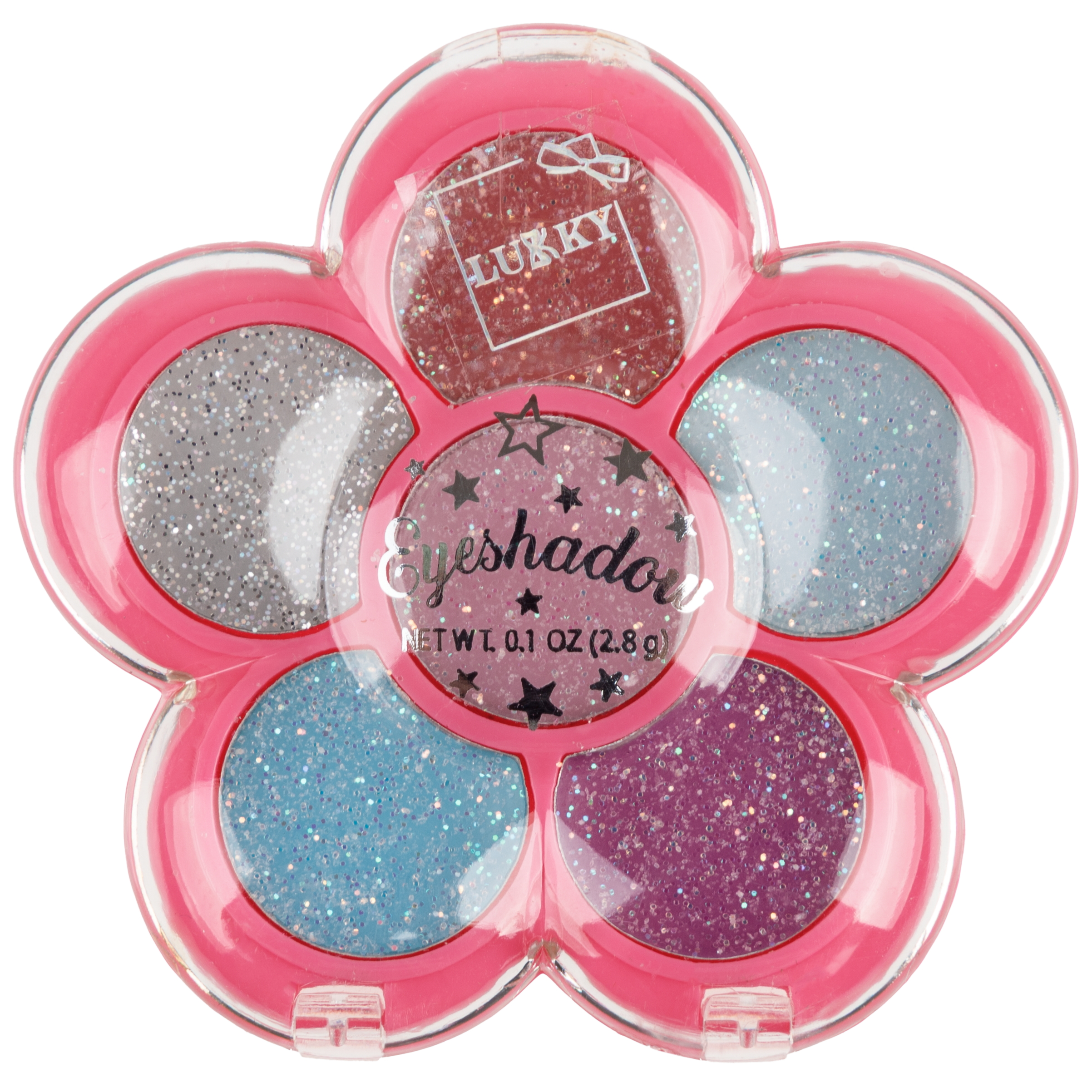 Набор декоративной косметики LUKKY тени с блёстками 2 лака для ногтей бальзам для губ блестки пилочка разделитель - фото 12