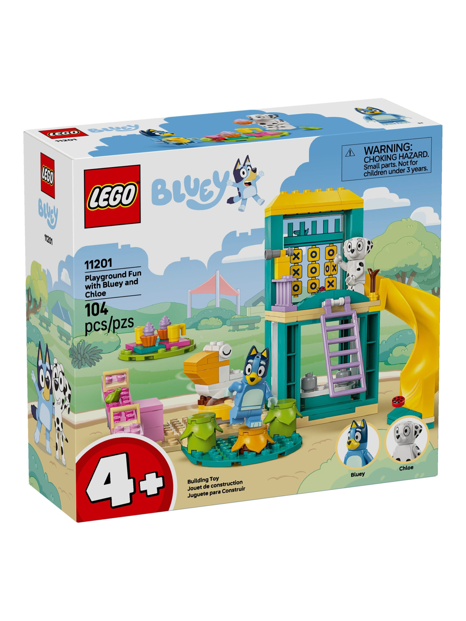 Конструктор LEGO Bluey Веселье на детской площадке 104 дет. - фото 1