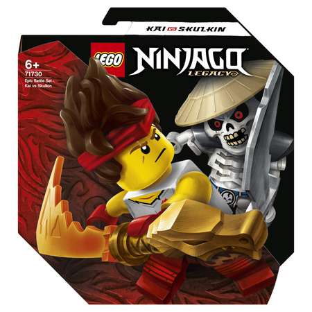 Конструктор LEGO NINJAGO Кай против Армии скелетов блочный