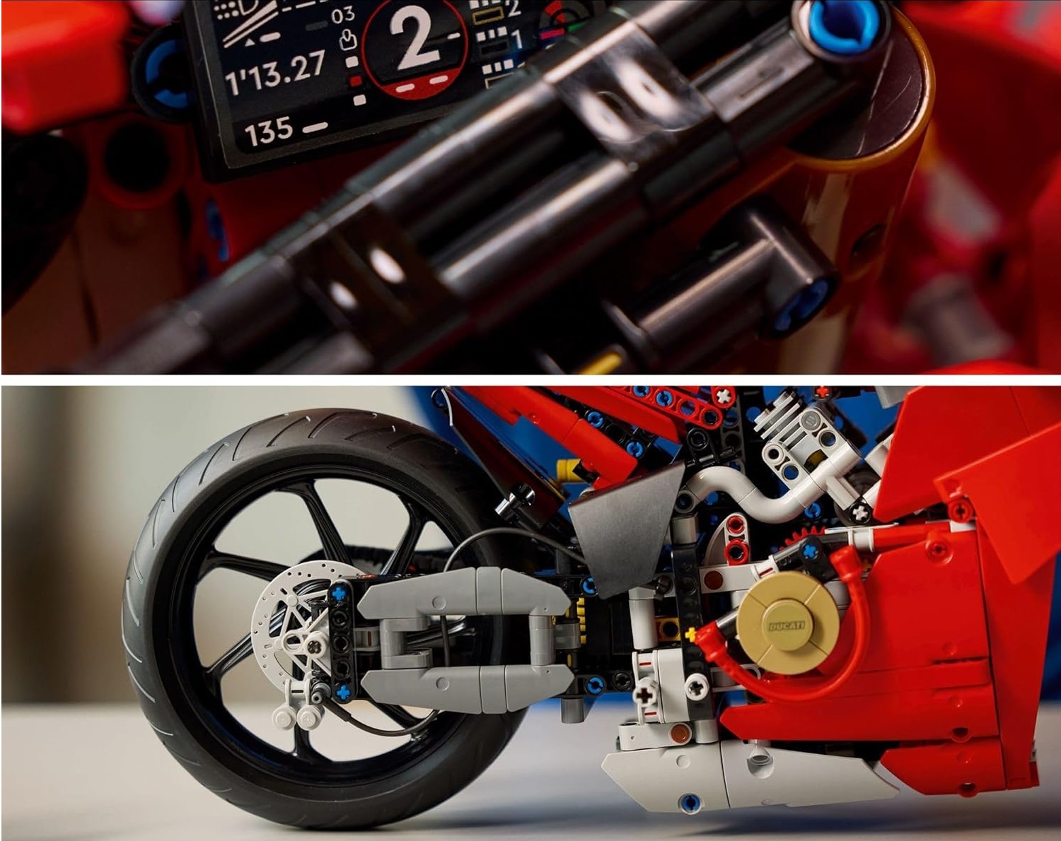 Конструктор LEGO Technic Мотоцикл Ducati Panigale 1603 дет. - фото 4