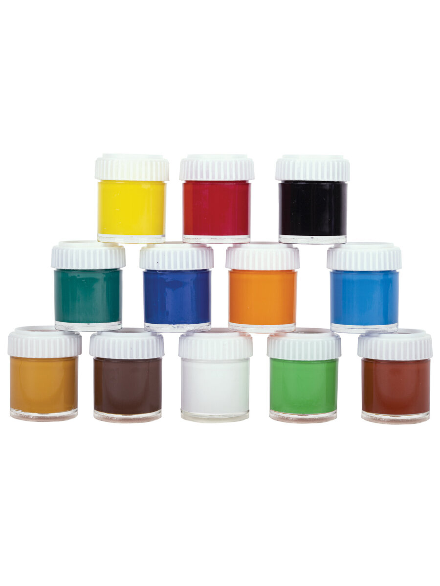 Краски акриловые Brauberg 12 цв. - фото 8