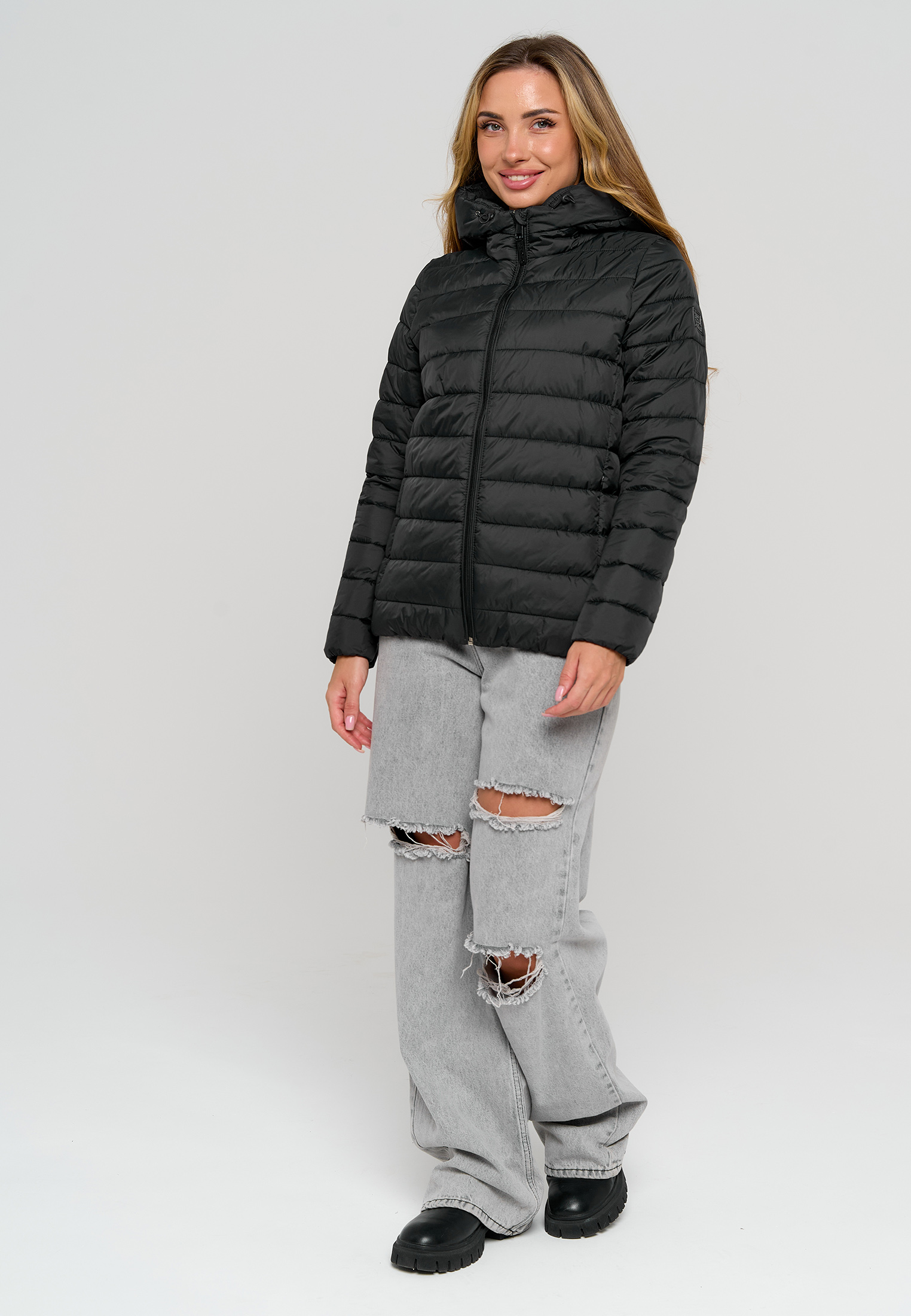 Куртка Stylish AMADEO AJ-8507-черный - фото 6