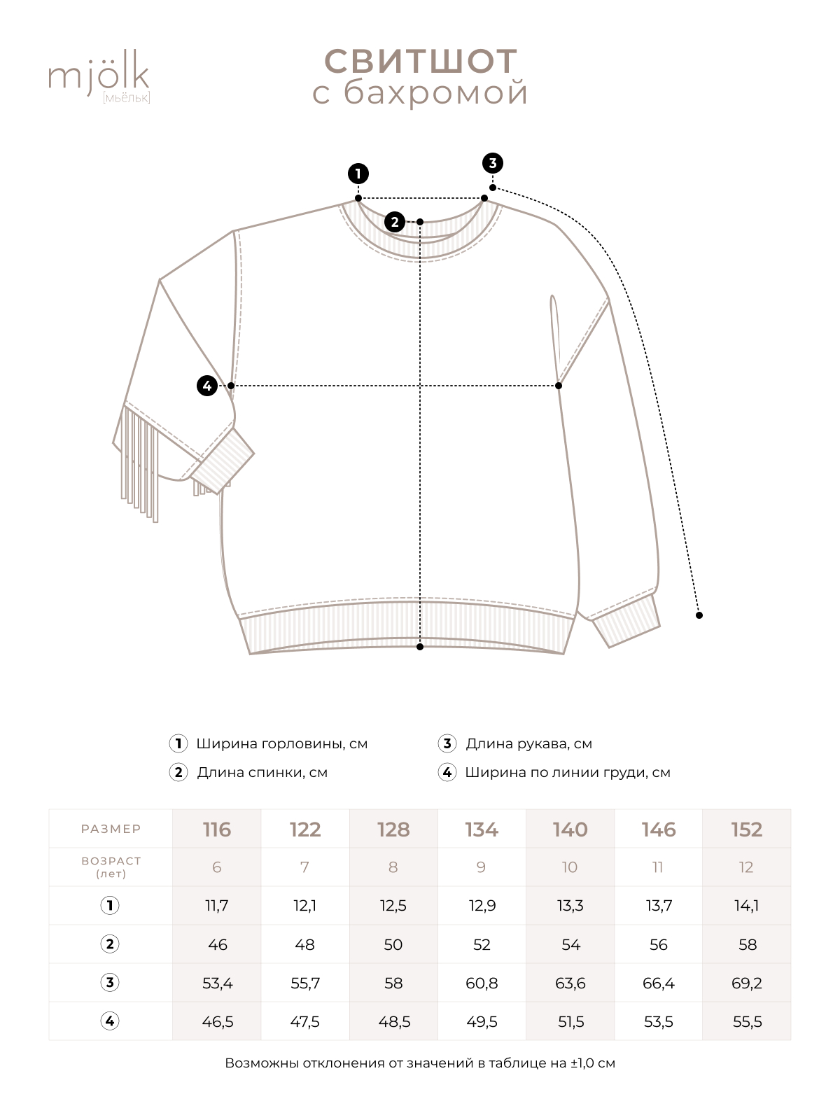 Свитшот Mjolk 5611631 - фото 7