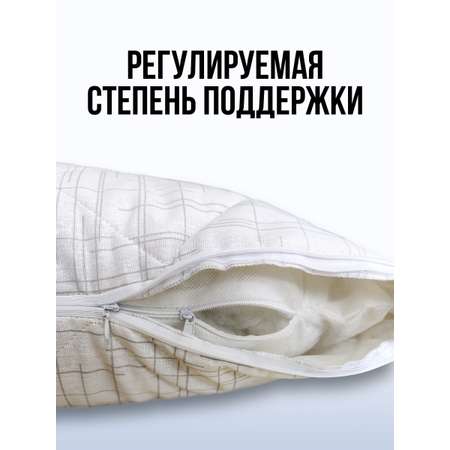 Подушка Фабрика снов Хлопок-Лен 50х70 см на молнии