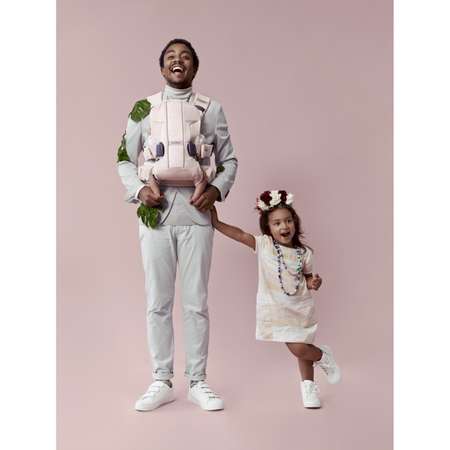 Рюкзак-кенгуру BabyBjorn One Mesh розовый