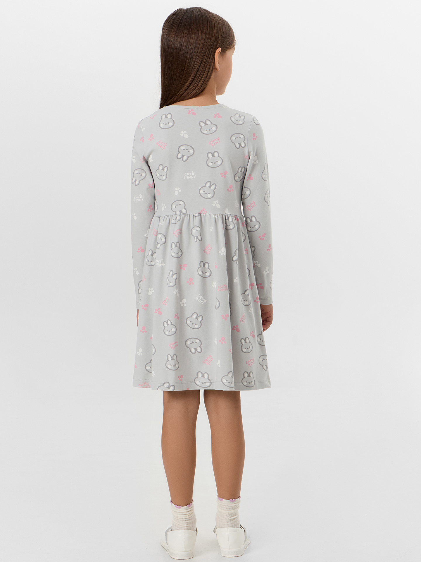 Платье Mark Formelle (Марк Формэль) 157778/кролики на св.сером - фото 2