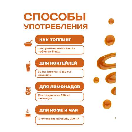 Сироп Ноль грамм без сахара Соленая карамель 250мл
