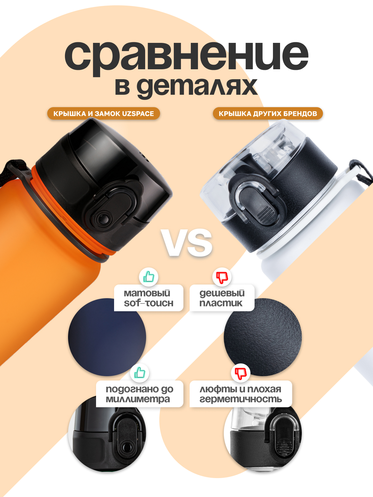 Бутылка UZSPACE 350 мл - фото 5