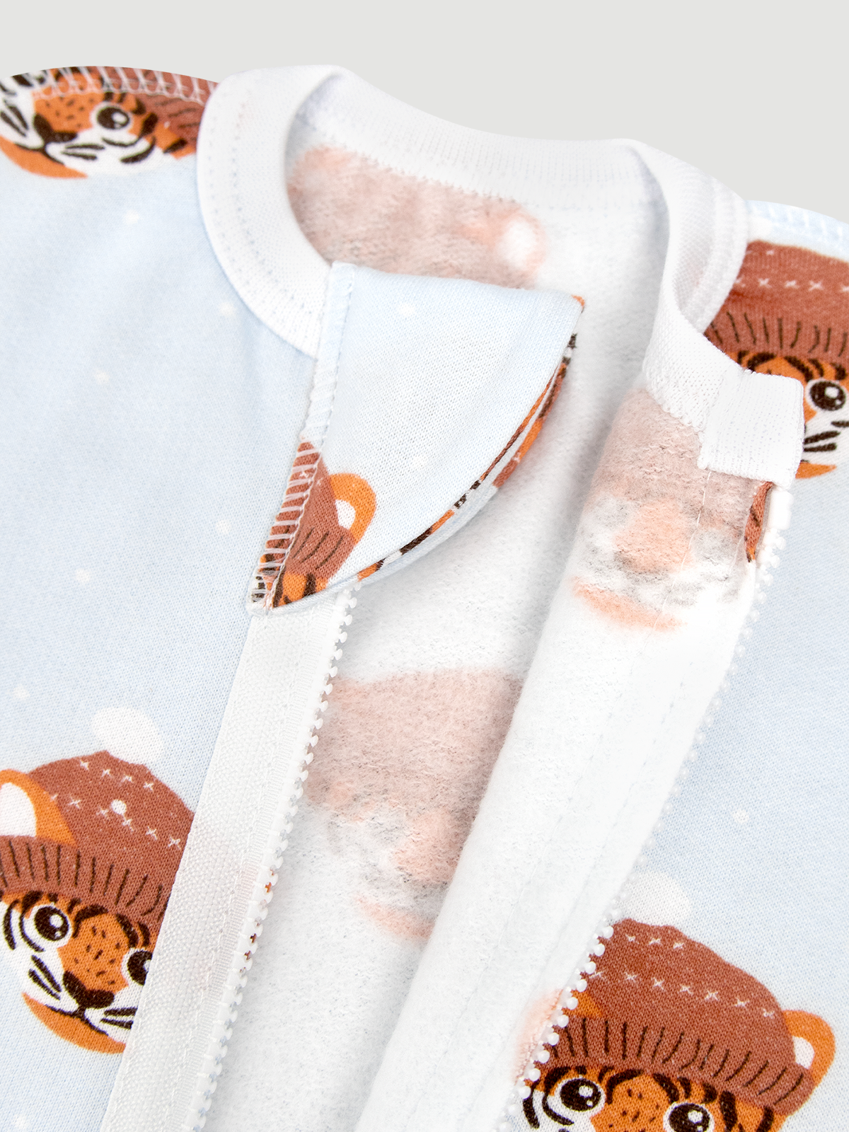 Конверт пеленальный (кокон) Mjolk голубой - фото 4